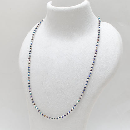 Black Spinel Mystic Coated Charm Necklace - Clasp Detail