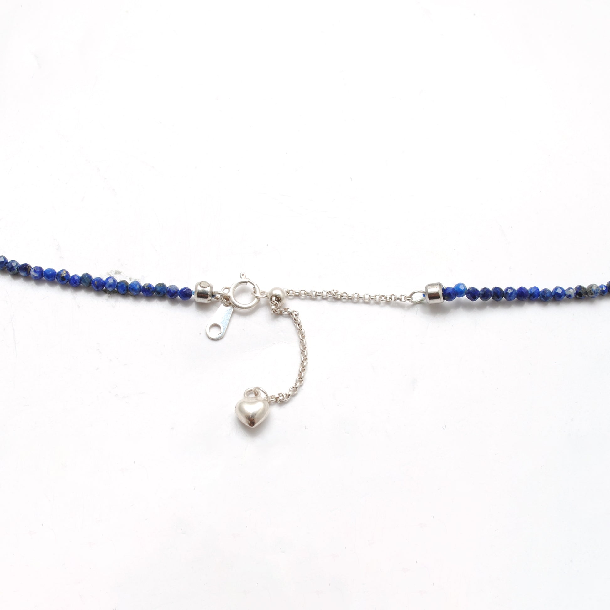 Deep Blue Lapis Lazuli Beaded Necklace - Lifestyle Bohemian View