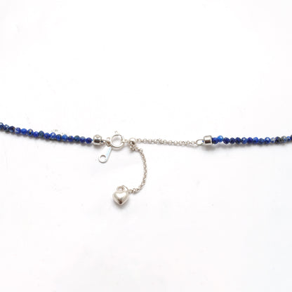 Deep Blue Lapis Lazuli Beaded Necklace - Lifestyle Bohemian View