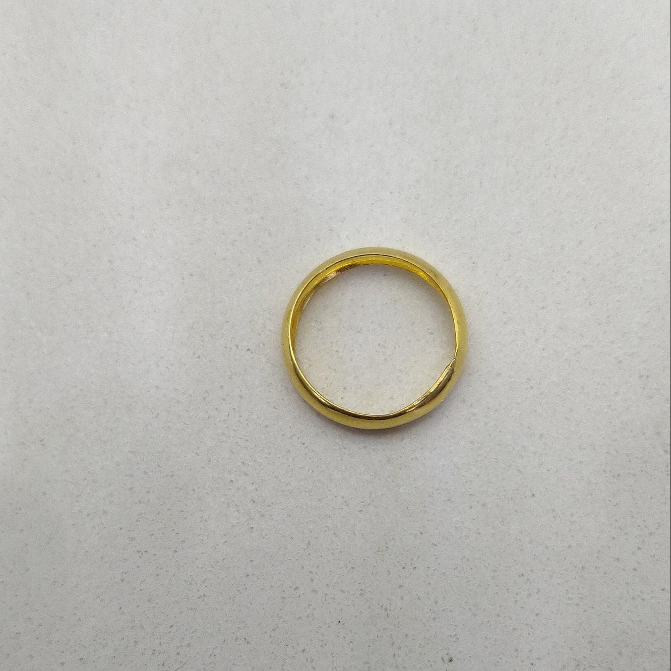 16MM Rondelle Spacer 18k Gold Round Bead Finding - Kanika Creations