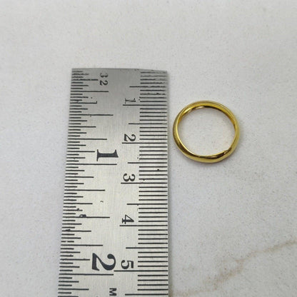 16MM Rondelle Spacer 18k Gold Round Bead Finding - Kanika Creations