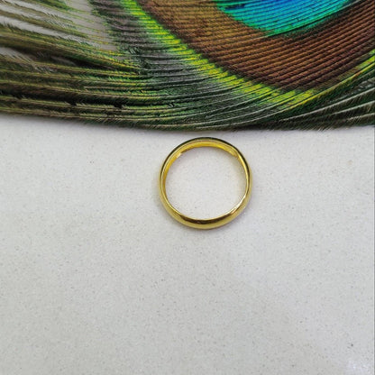 16MM Rondelle Spacer 18k Gold Round Bead Finding - Kanika Creations