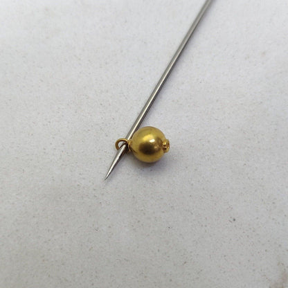18k Solid Yellow Gold Ball Spacer Beads 5.5mm - Kanika Creations