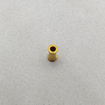 18K Solid Yellow Gold Tube Spacer Beads Sold as 2 Pcs - Kanika Creations