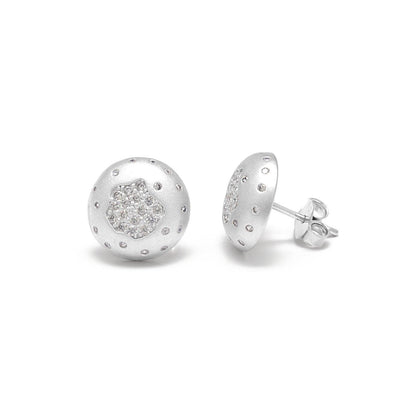 Cubic Zirconia Minimalist Silver Jewelry Set - Kanika Creations
