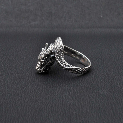Sterling Silver Dragon Ring Size 9 Dragon Lovers! - Kanika Creations
