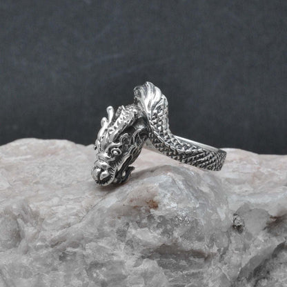 Sterling Silver Dragon Ring Size 9 Dragon Lovers! - Kanika Creations