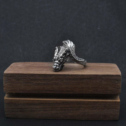 Sterling Silver Dragon Ring Size 9 Dragon Lovers! - Kanika Creations