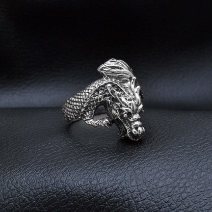 Sterling Silver Dragon Ring Size 9 Dragon Lovers! - Kanika Creations