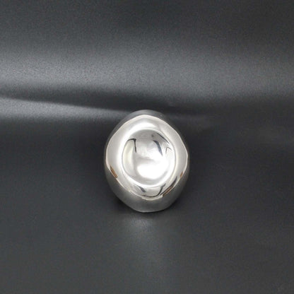Long contemporary sterling silver ring - Kanika Creations