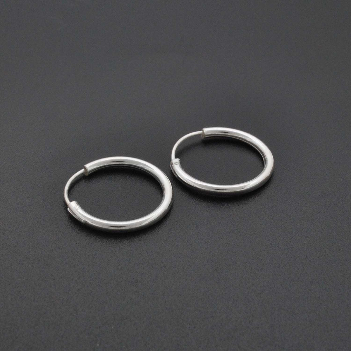 Cartilage Small Hoop Silver Earrings - Kanika Creations
