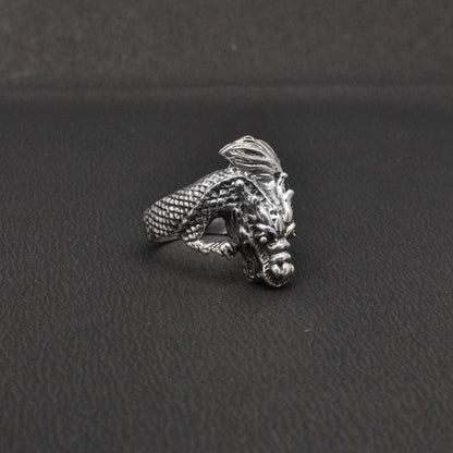 Sterling Silver Dragon Ring Size 9 Dragon Lovers! - Kanika Creations