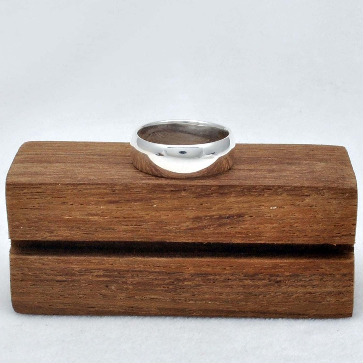 Smooth Plain Sterling Silver Band Ring Size 10 - Kanika Creations