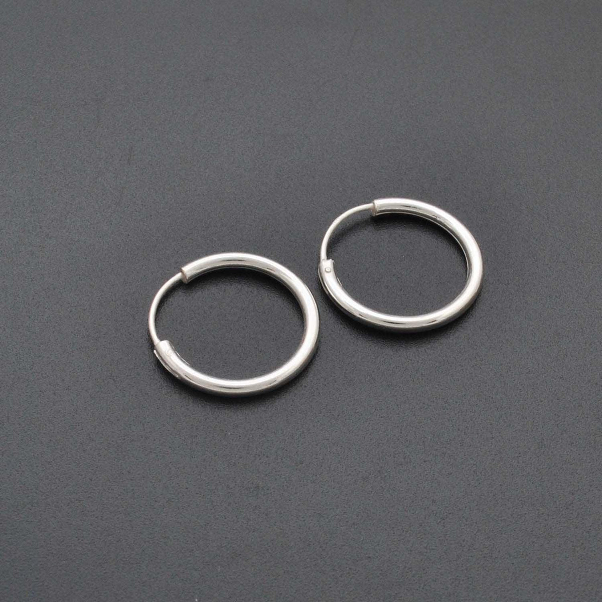 Cartilage Small Hoop Silver Earrings - Kanika Creations