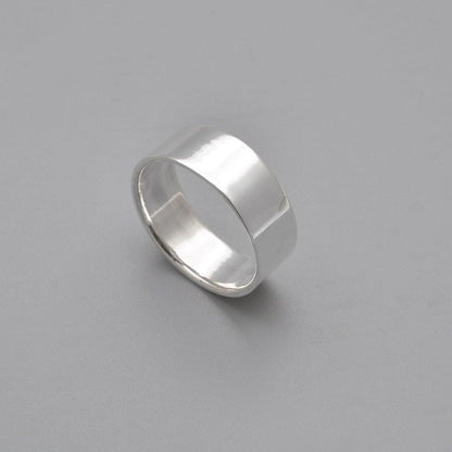 Plain Sterling Silver Band Ring Size 9 - Kanika Creations