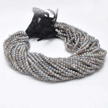 Labradorite faceted beads DIY jewelry - finished bracelet example