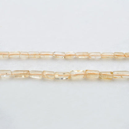 Natural citrine tube beads wholesale - Jaipur quality DIY