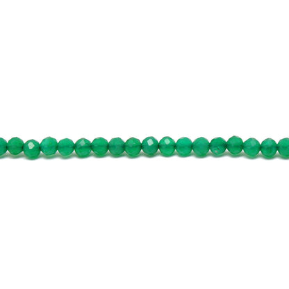 Natural green onyx tiny round beads scattered loose - forest range