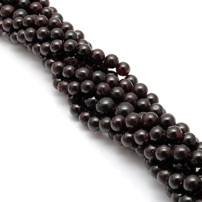 Rhodolite garnet round beads scattered - mixed sizes 4.5-7.5mm