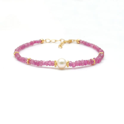 Ruby Elegant Bracelet for Women - Wrist Styled View