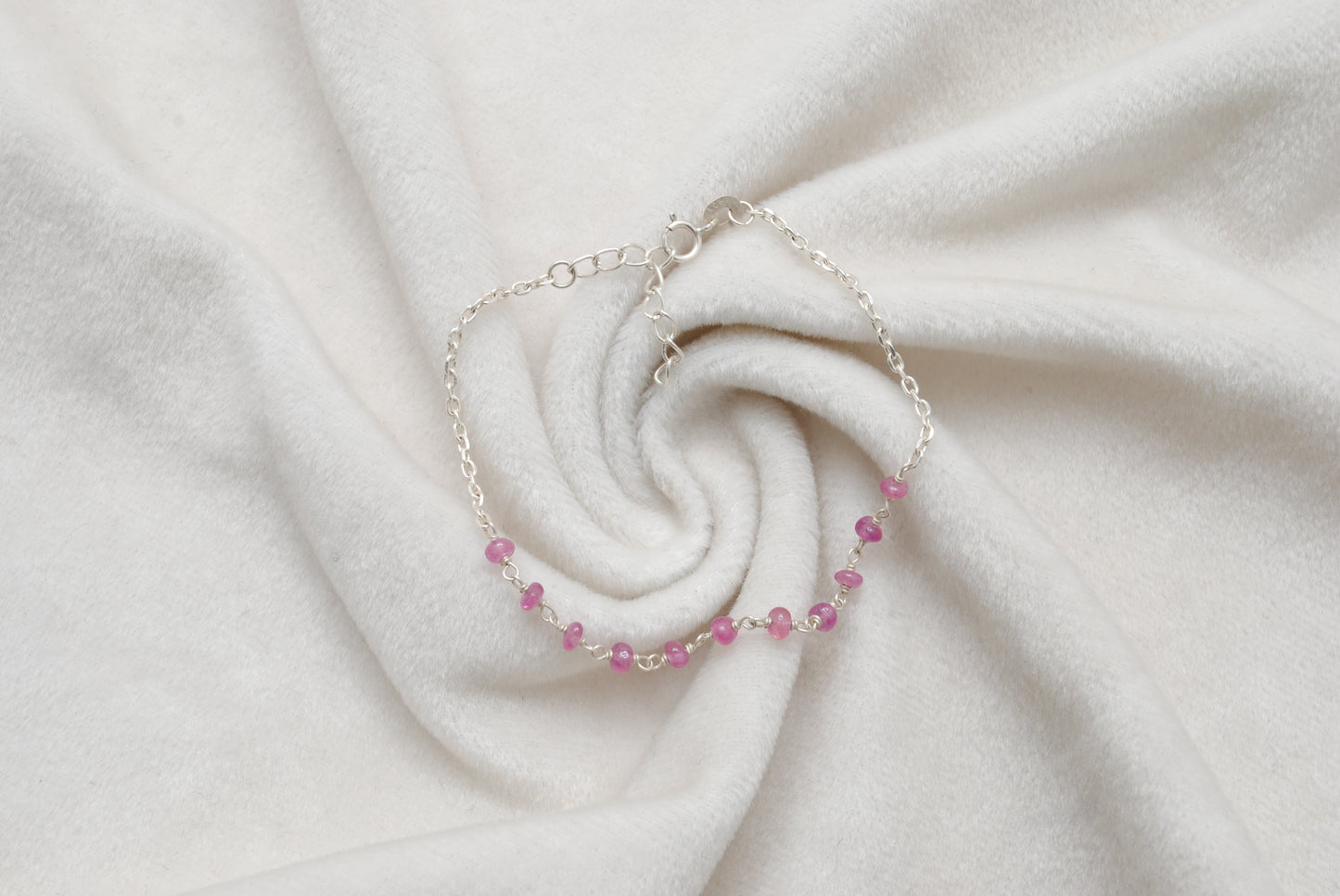 Ruby Minimalist Bracelet - Lifestyle Stacking View Jaipur