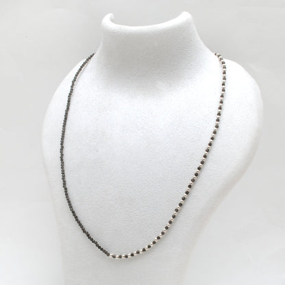 Smoky Quartz Strand Necklace for Women - Overhead View
